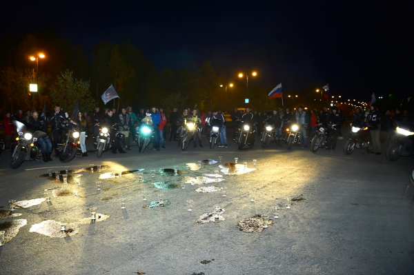 В День памяти погибших мотоциклистов тюменские  мотоклубы выступили за жизнь на дорогах