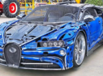 Продемонстрировали гиперкар Bugatti Chiron, сделанный из металлолома (видео)